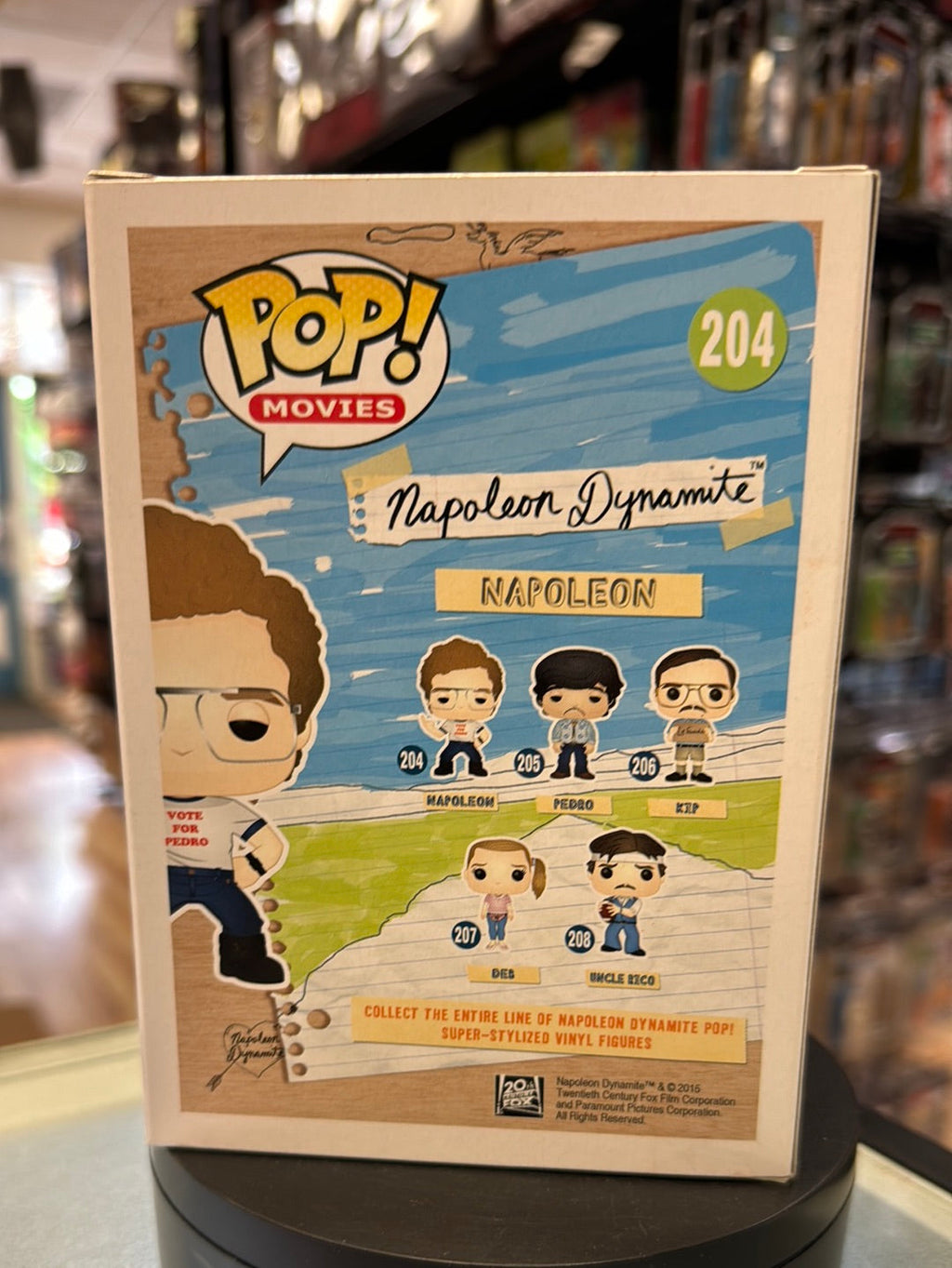 Napoleon Signed By Jon Heder (Funko Pop,Napoleon Dynamite) SWAU Authenticated* product image 3, provided for visual