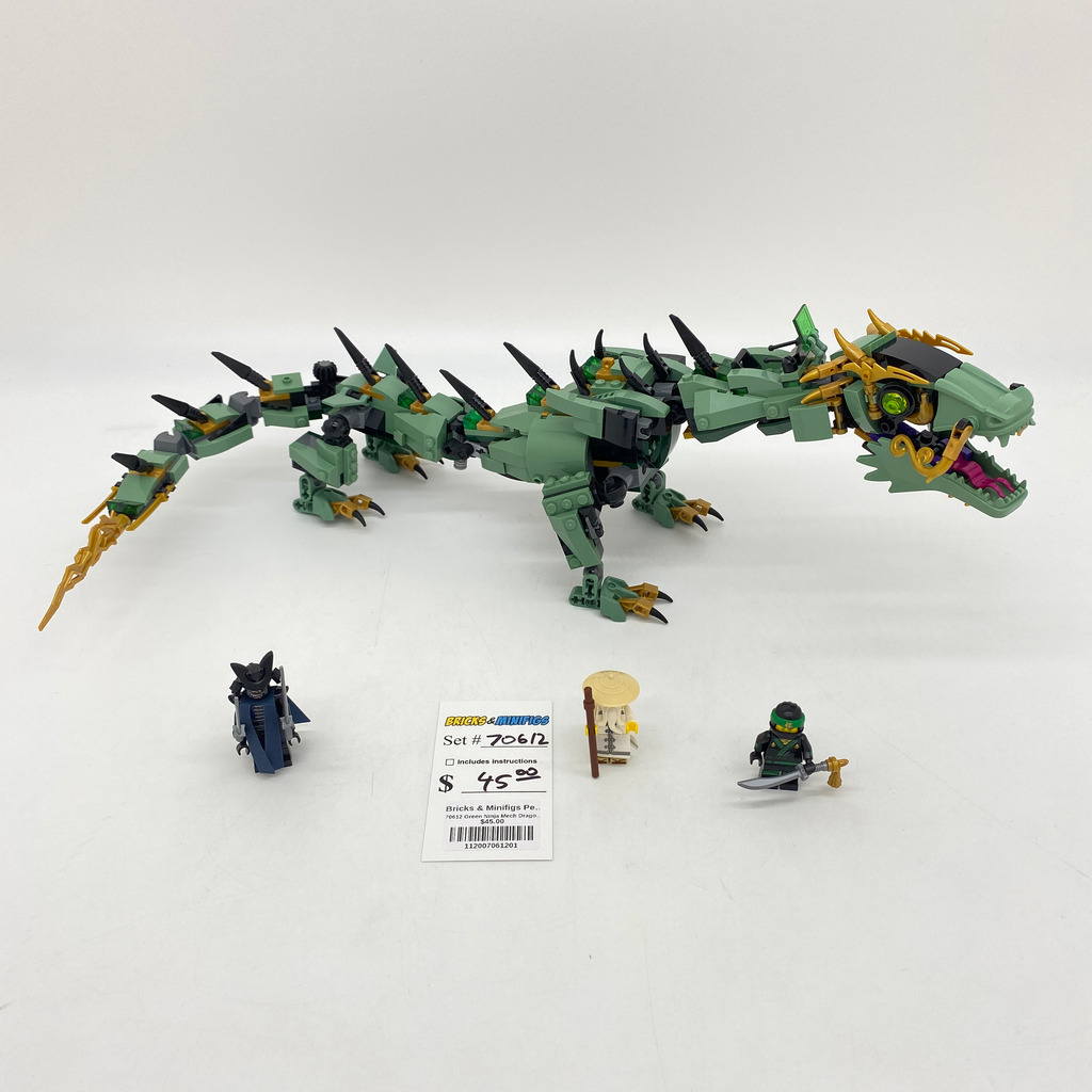 70612 Green Ninja Mech Dragon (U1) product image 2, provided for visual reference and product detail review