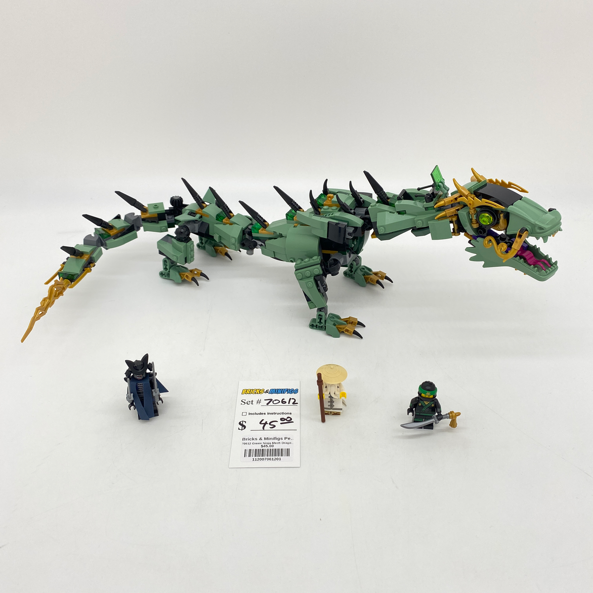 70612 Green Ninja Mech Dragon (U1) product image 2, provided for visual reference and product detail review