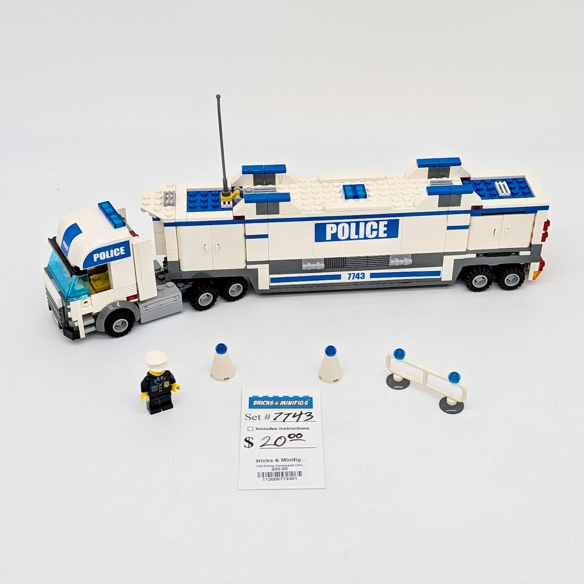 7743 Police Command Center (U1) product image 1, provided for visual reference and product detail review