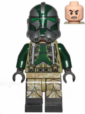 Clone Trooper Commander Gree, 41st Elite Corps (Phase 2) - Kashyyyk Camouflage, Dark Tan Markings on Legs, Scowl product