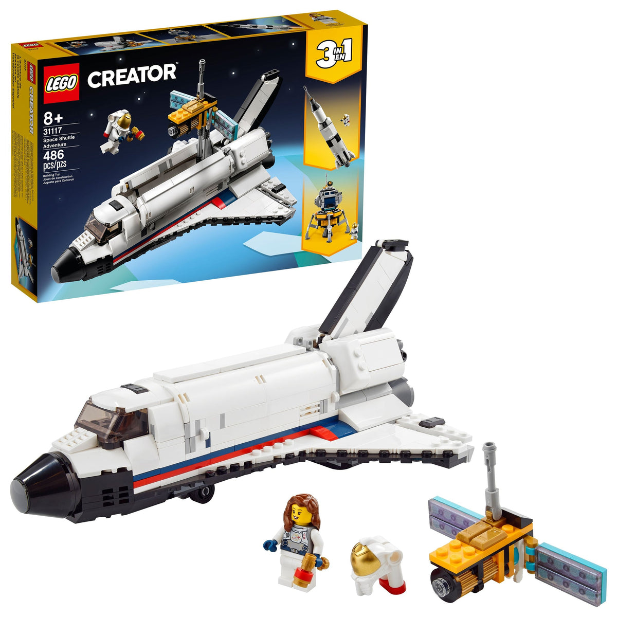 31117 Space Shuttle Adventure product image 2, provided for visual reference and product detail review