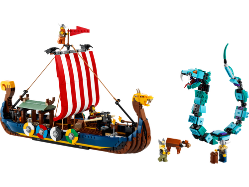31132 Viking Ship and the Midgard Serpent product image 2, provided for visual reference and product detail review