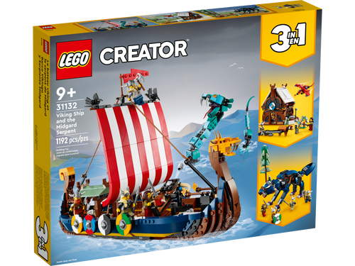31132 Viking Ship and the Midgard Serpent product image 1, provided for visual reference and product detail review
