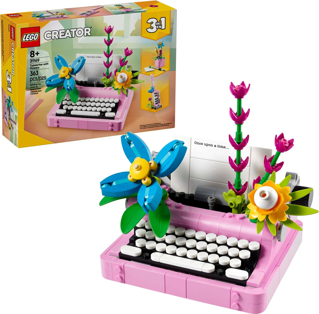 31169 Typewriter with Flowers product image 1, provided for visual reference and product detail review