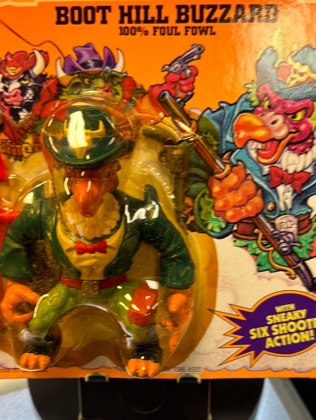 Boot Hill Buzzard 0312 (Vintage Cowboys of Moo Mesa, Hasbro) Sealed product image 7, provided for visual reference and