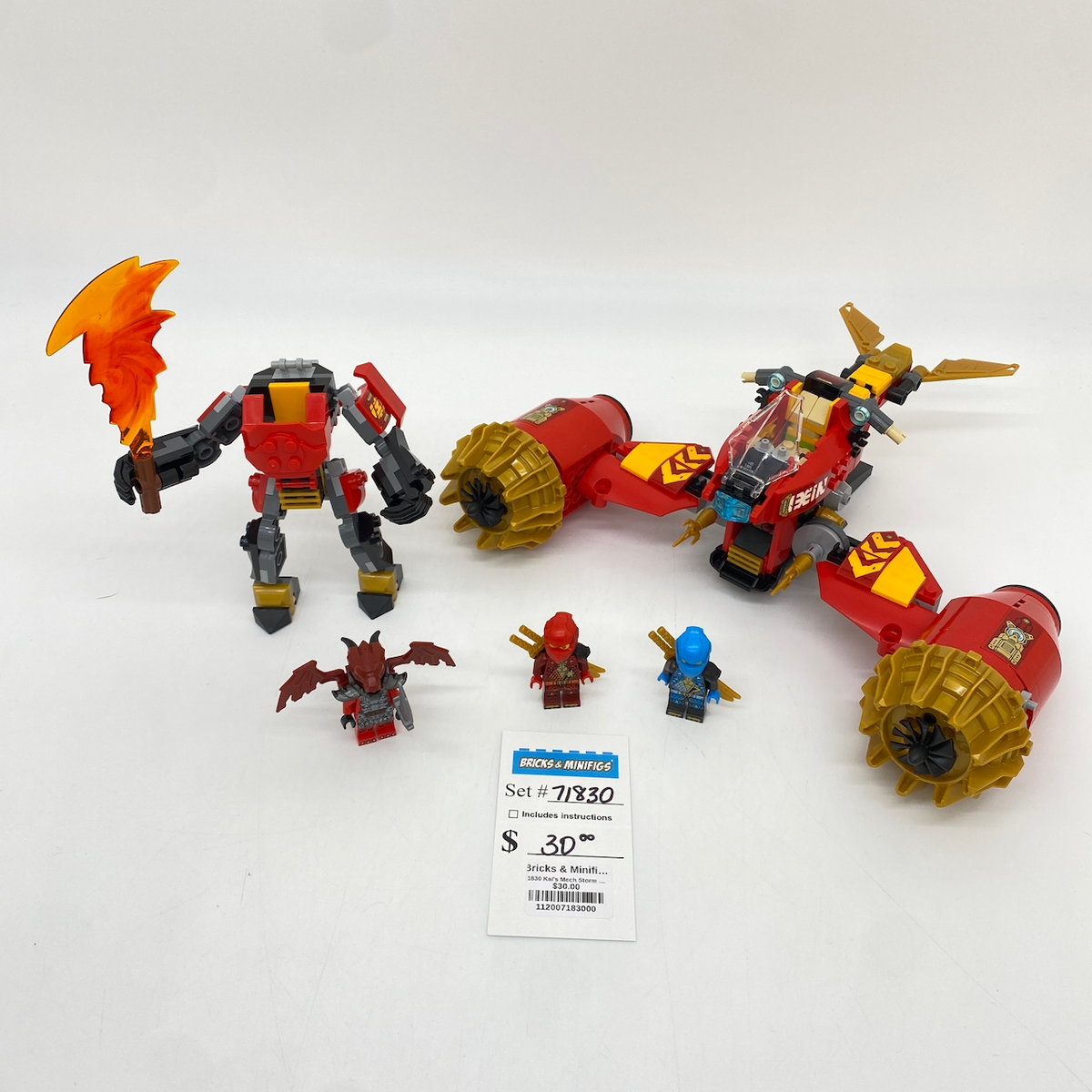 71830 Kai's Mech Storm Rider (U) product image 1, provided for visual reference and product detail review