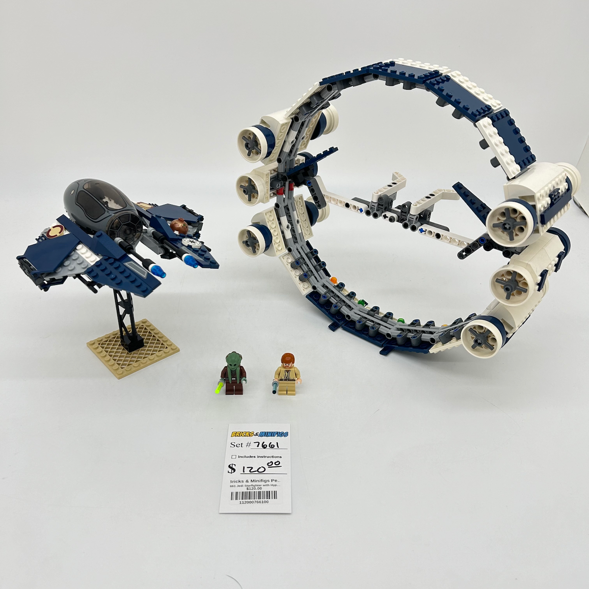 7661 Jedi Starfighter with Hyperdrive Booster Ring (U)