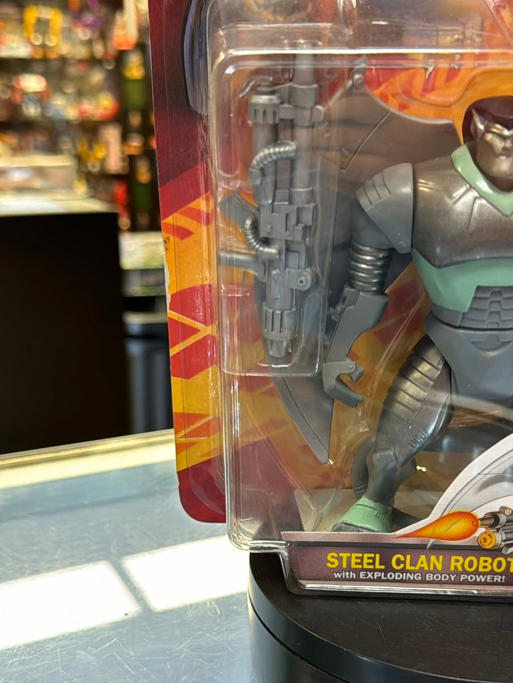 Steel Clan Robot 0551 (Vintage Gargoyles, Playmates) SEALED product image 6, provided for visual reference and product
