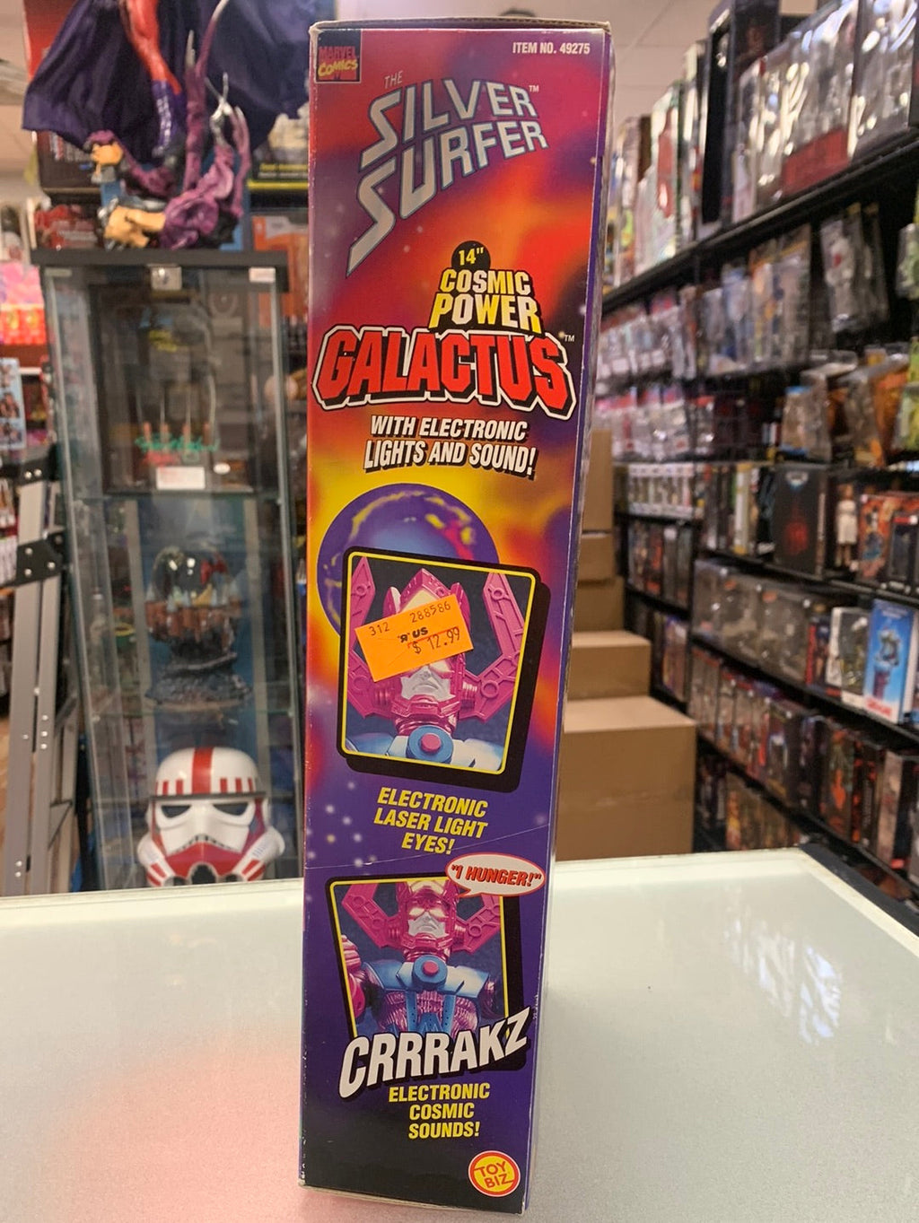 Cosmic power Galactus (Marvel Silver Surfer, ToyBiz) Sealed product image 5, provided for visual reference and product
