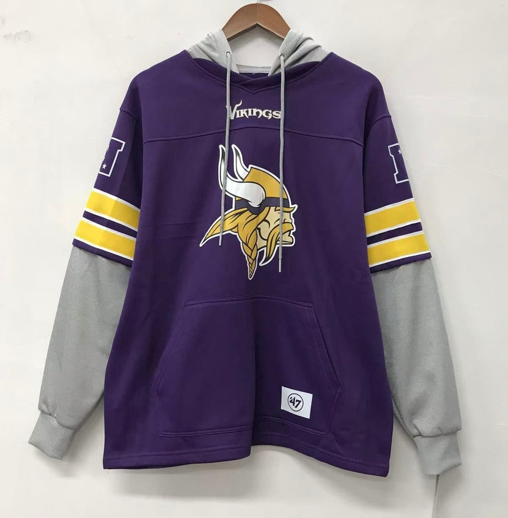 Minnesota Vikings Official NFL 47 brand hoodie product image 1