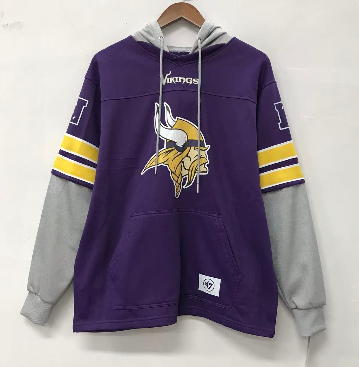 Minnesota Vikings Official NFL 47 brand hoodie product image 1