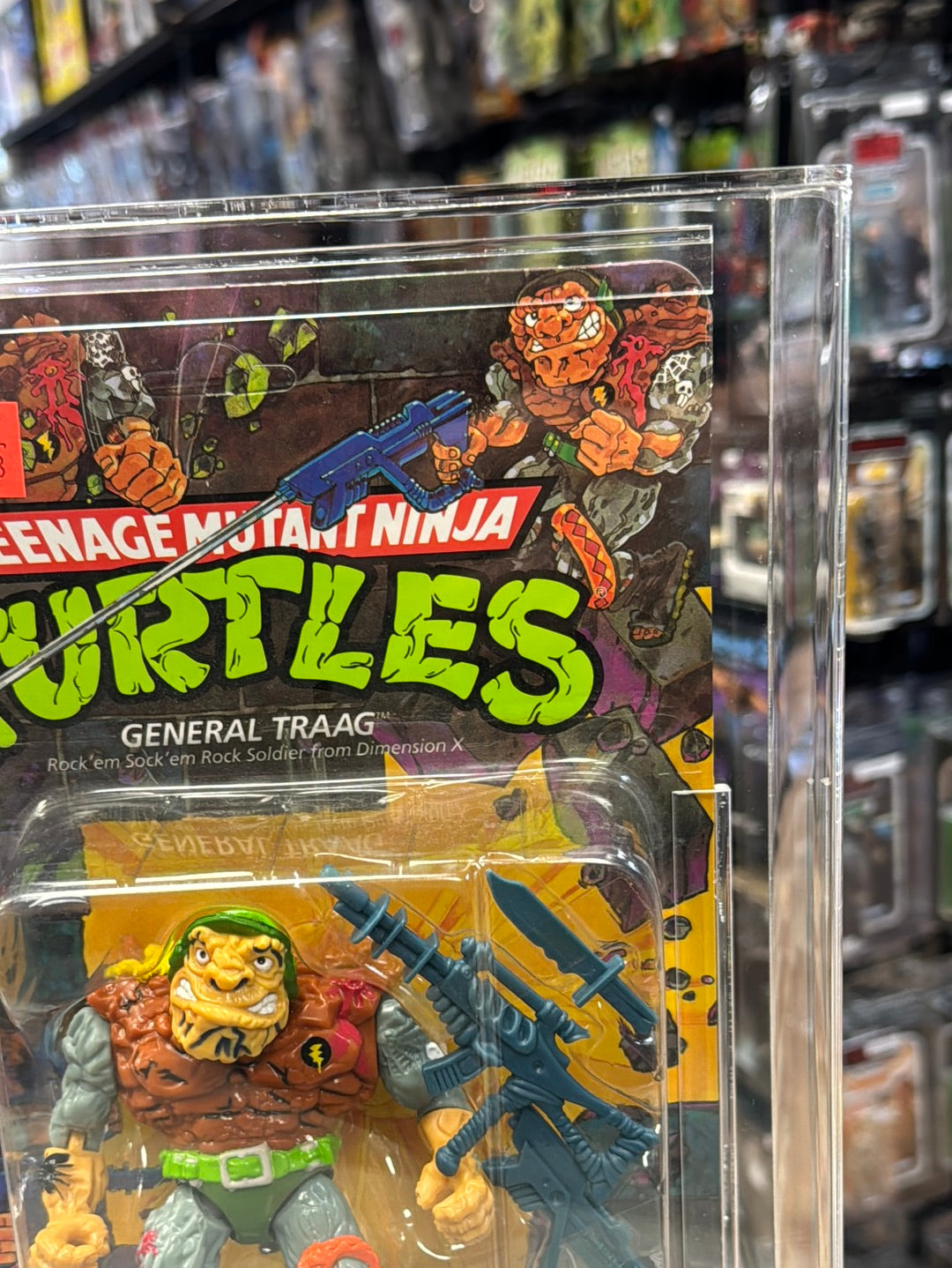 General Traag 20 Back (Vintage TMNT Ninja Turtles, Playmates) **CAS Graded 80** product image 4, provided for visual