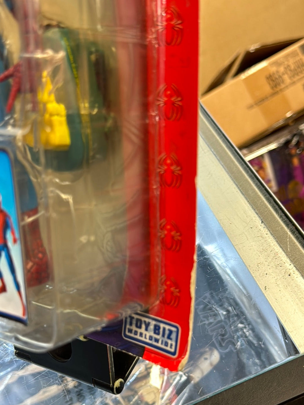 Secret Identity Spider-Man (Vintage Amazing Spider-Man, Toybiz) Sealed product image 15, provided for visual reference and