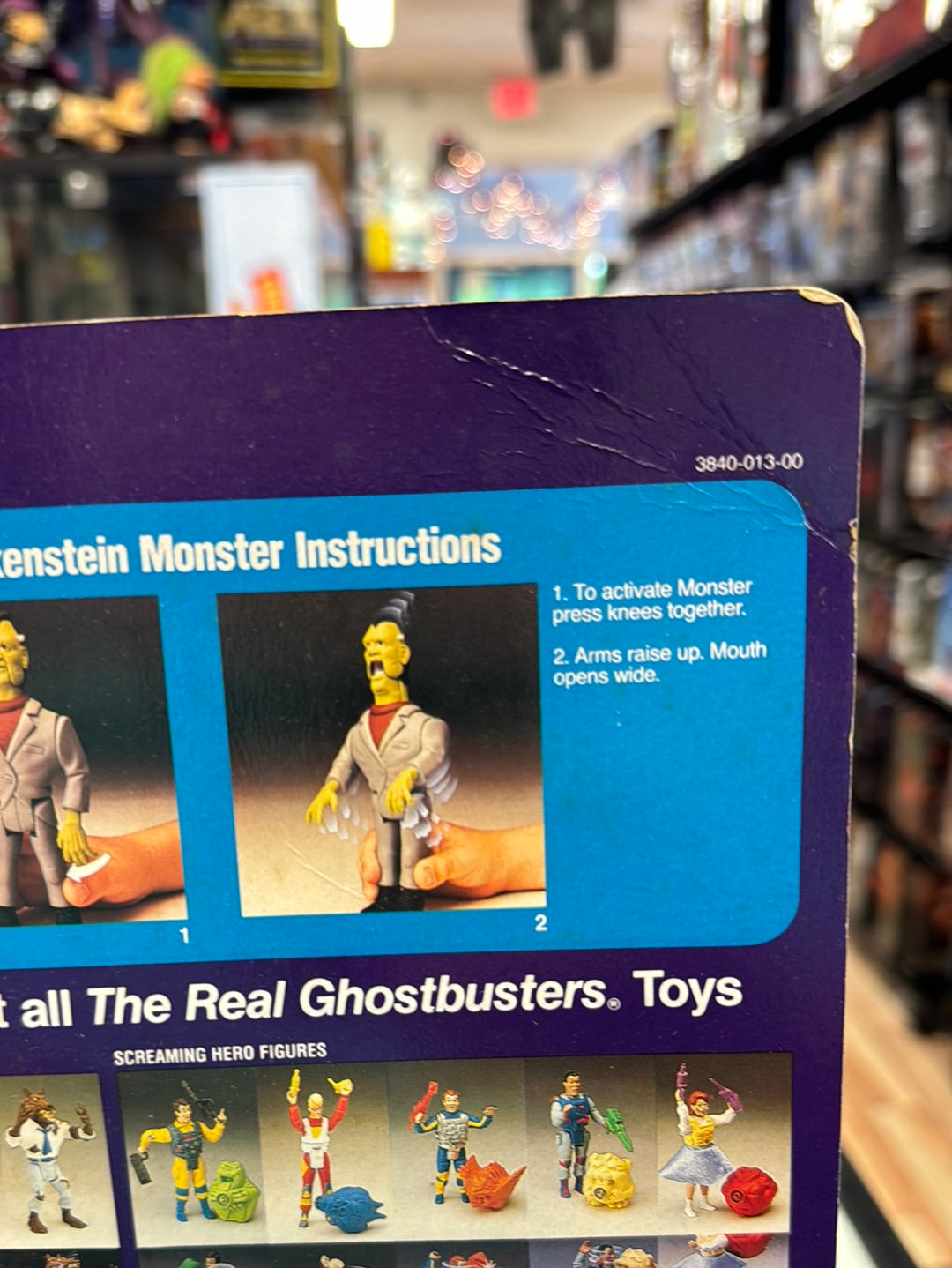 Frankenstein Monster 1690 (Vintage Ghostbusters, Kenner) SEALED product image 12, provided for visual reference and product