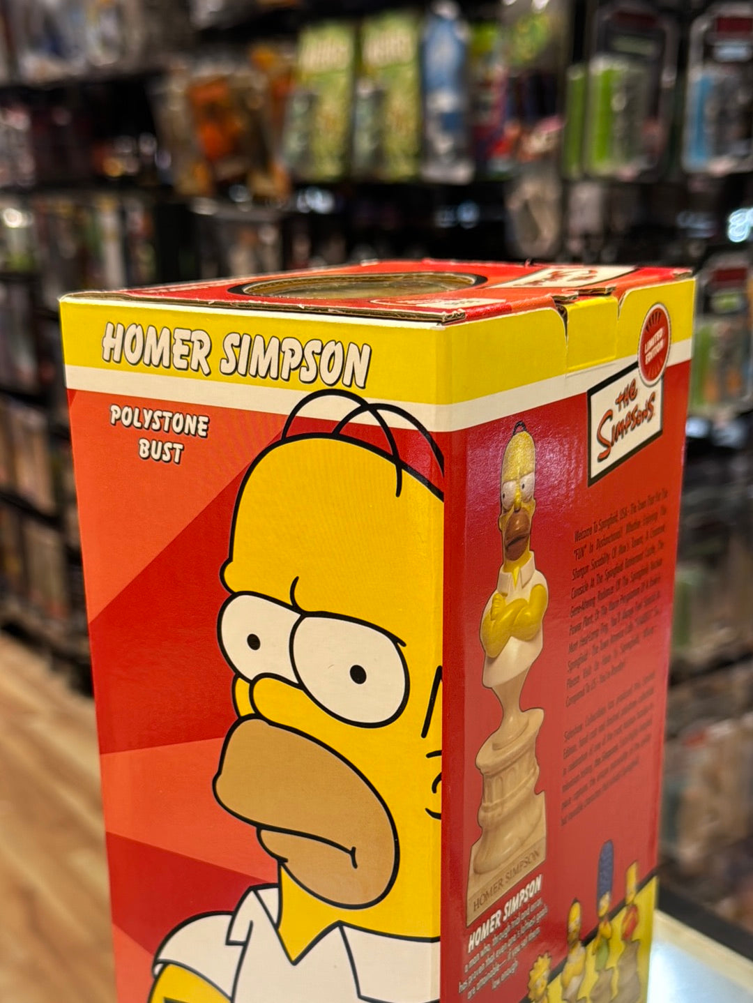 Homer Simpson Polystone Bust (Vintage Sideshow, The Simpson) NEW OPEN BOX product image 9, provided for visual reference and