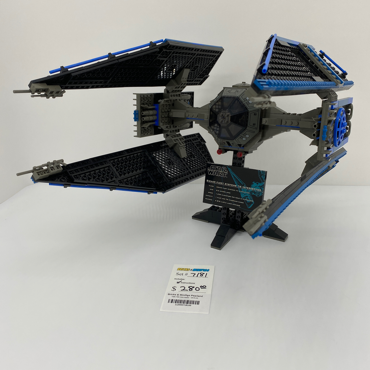 7181 TIE Interceptor (U) product image 1, provided for visual reference and product detail review