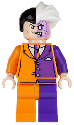 Two-Face - Orange and Purple Suit product image 1, provided for visual reference and product detail review