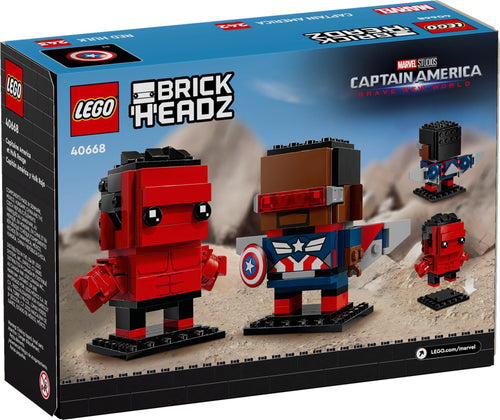 40668 Captain America & Red Hulk Figures product image 1, provided for visual reference and product detail review