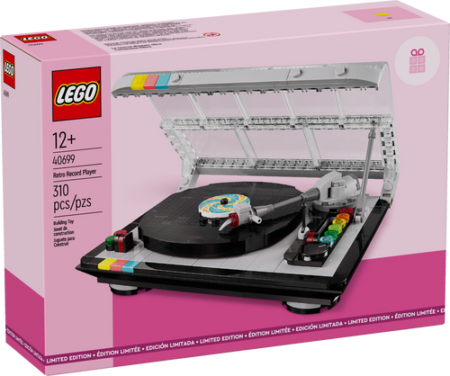 40699 Retro Record Player product image 1, provided for visual reference and product detail review