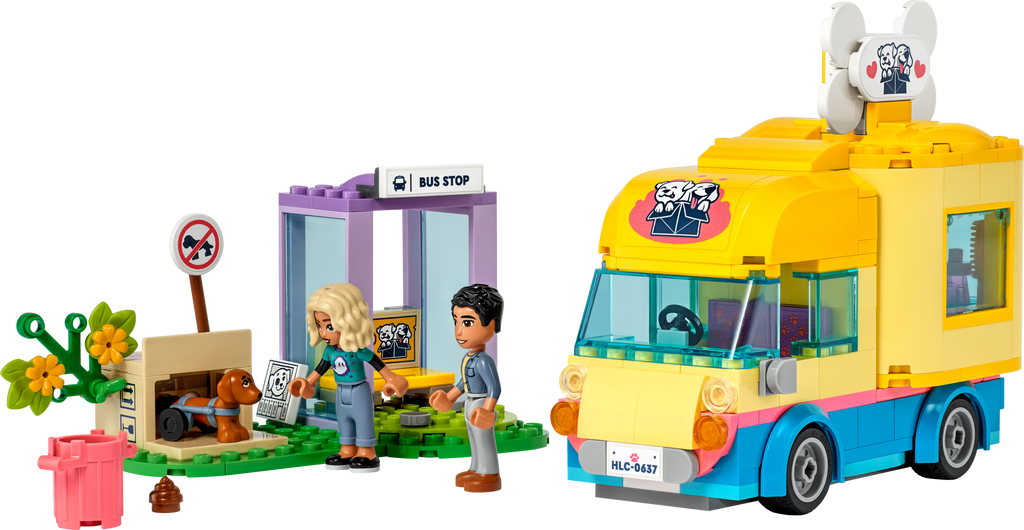 41741 Dog Rescue Van product image 3, provided for visual reference and product detail review