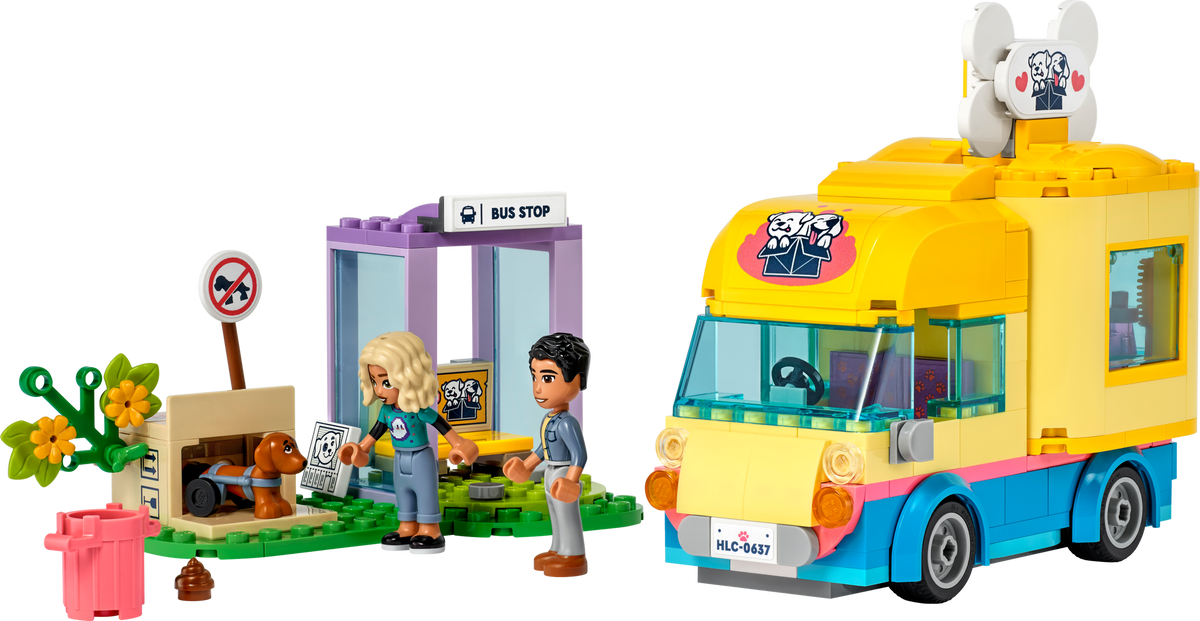 41741 Dog Rescue Van product image 3, provided for visual reference and product detail review