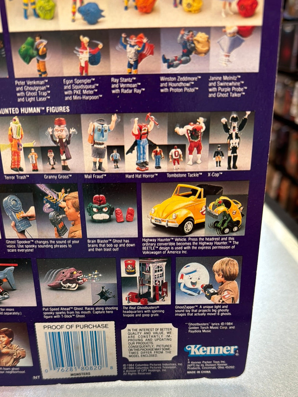 Frankenstein Monster 1690 (Vintage Ghostbusters, Kenner) SEALED product image 13, provided for visual reference and product