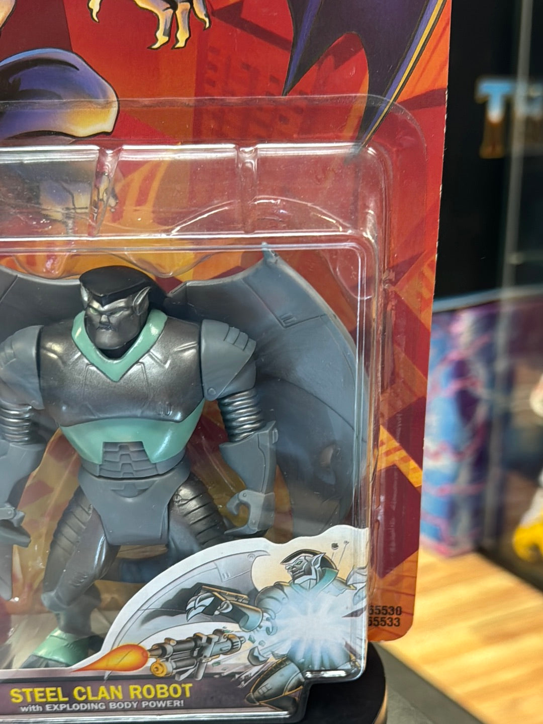 Steel Clan Robot 0551 (Vintage Gargoyles, Playmates) SEALED product image 4, provided for visual reference and product