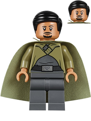 Bail Organa - Olive Green Cloak product image 1, provided for visual reference and product detail review