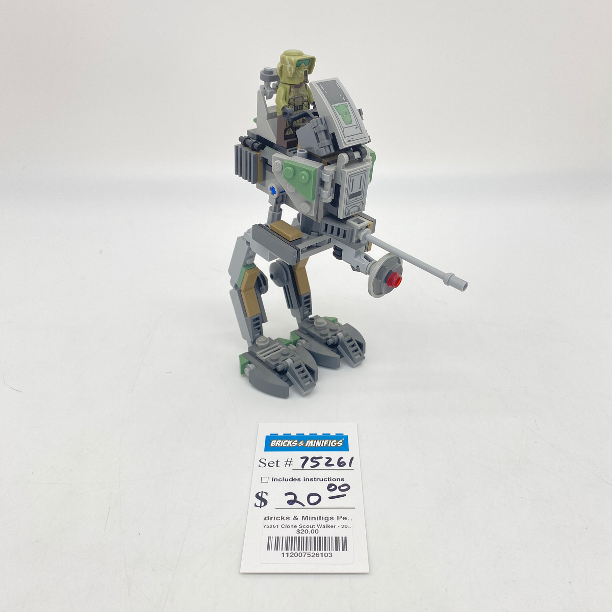 75261 Clone Scout Walker - 20th Anniversary Edition (U3) product image 1, provided for visual reference and product detail