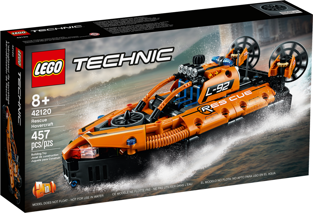 42120 Rescue Hovercraft product image 2, provided for visual reference and product detail review