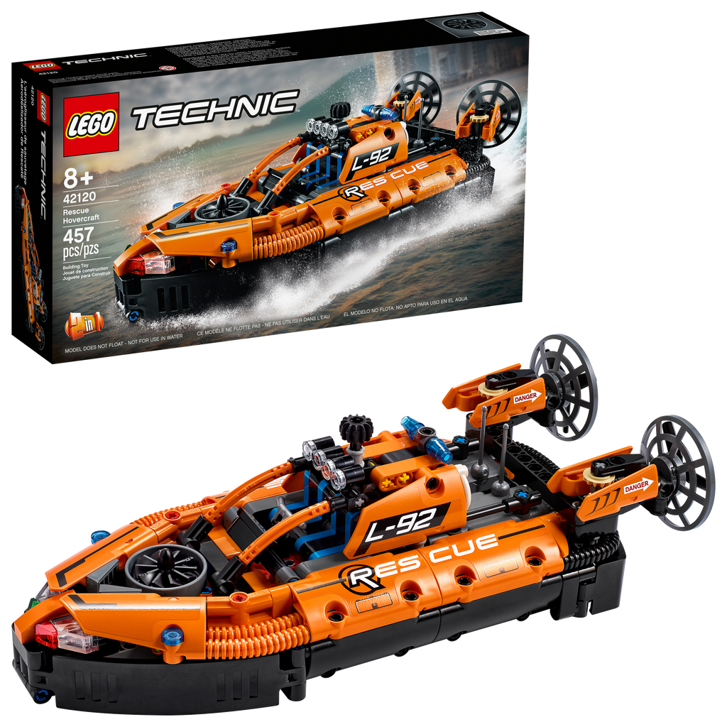 42120 Rescue Hovercraft product image 1, provided for visual reference and product detail review