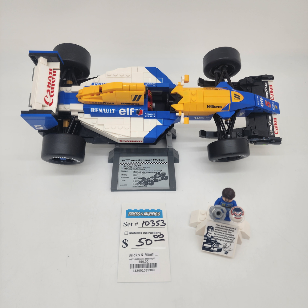 10353 Williams Racing FW14B & Nigel Mansell (U)