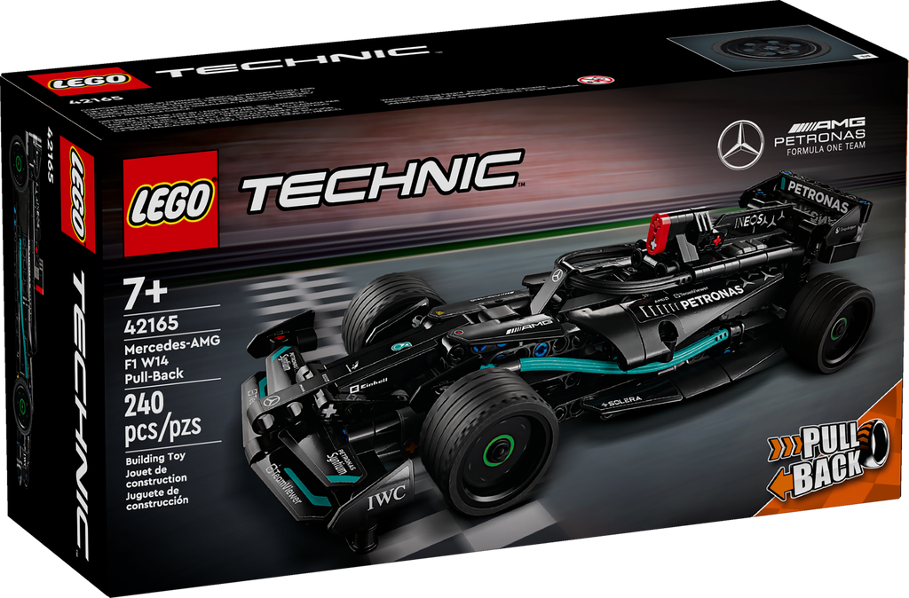 42165 Mercedes-AMG F1 W14 Pull-Back product image 1, provided for visual reference and product detail review