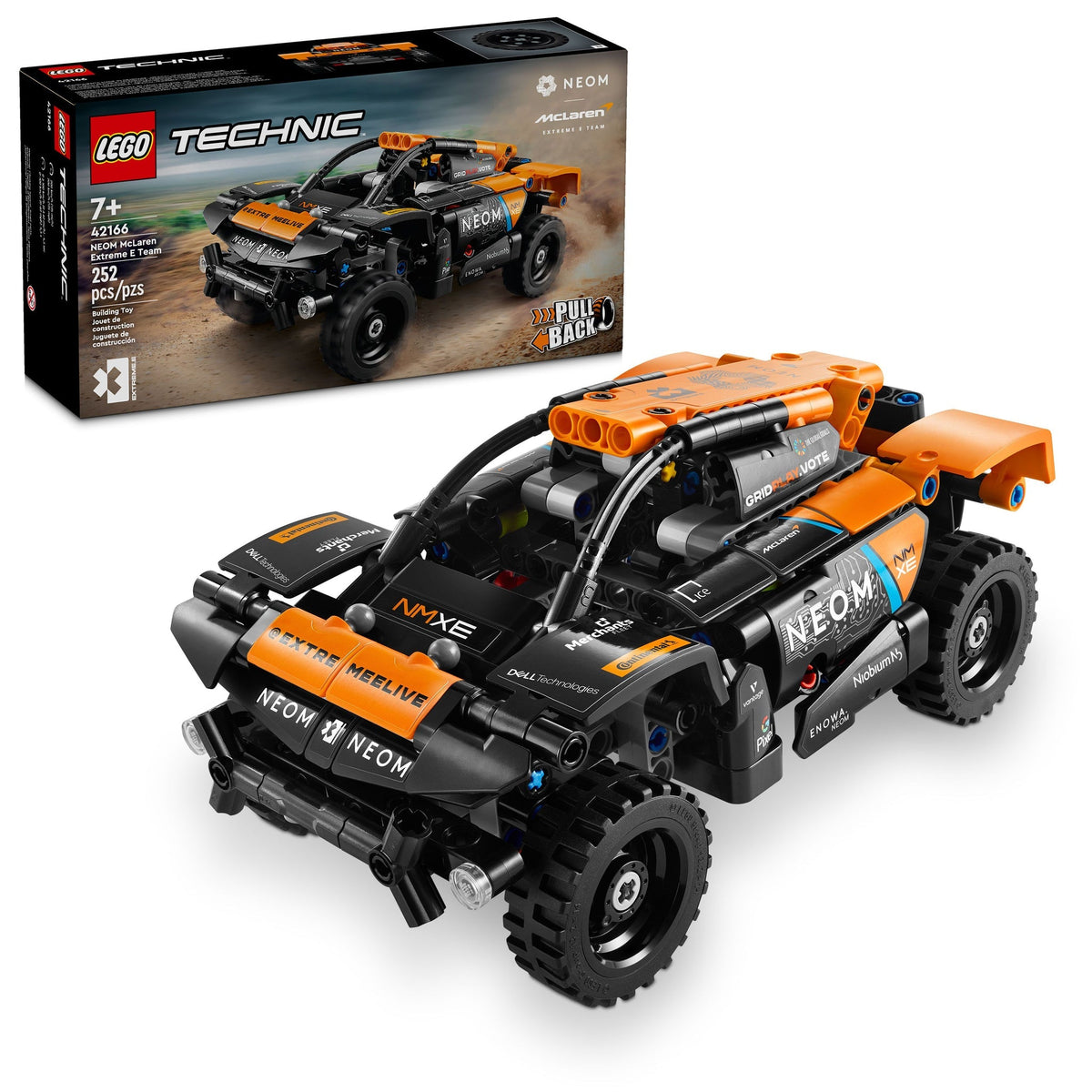 42166 NEOM McLaren Extreme E Race Car product image 3, provided for visual reference and product detail review
