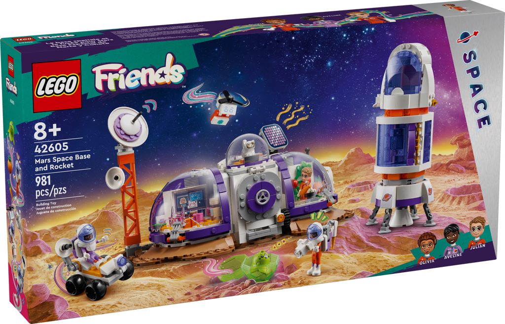 42605 Mars Space Base and Rocket product image 1, provided for visual reference and product detail review