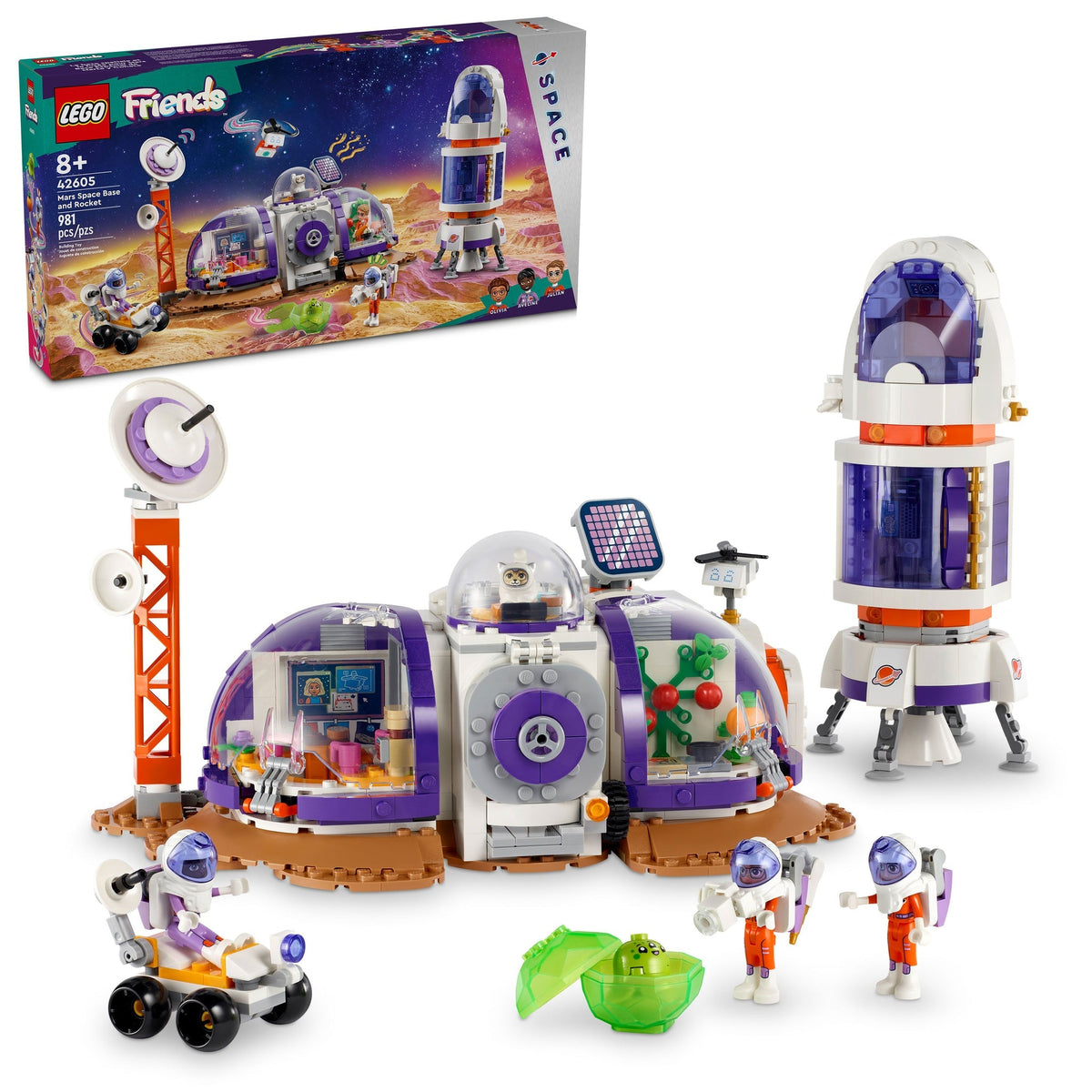 42605 Mars Space Base and Rocket product image 3, provided for visual reference and product detail review