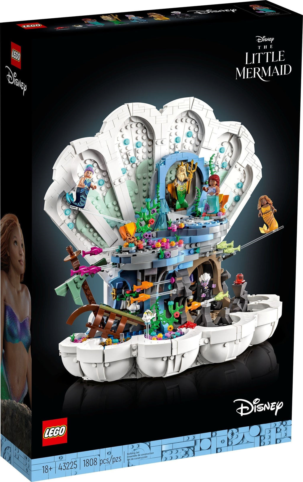 43225 The Little Mermaid Royal Clamshell (C) product image 1, provided for visual reference and product detail review