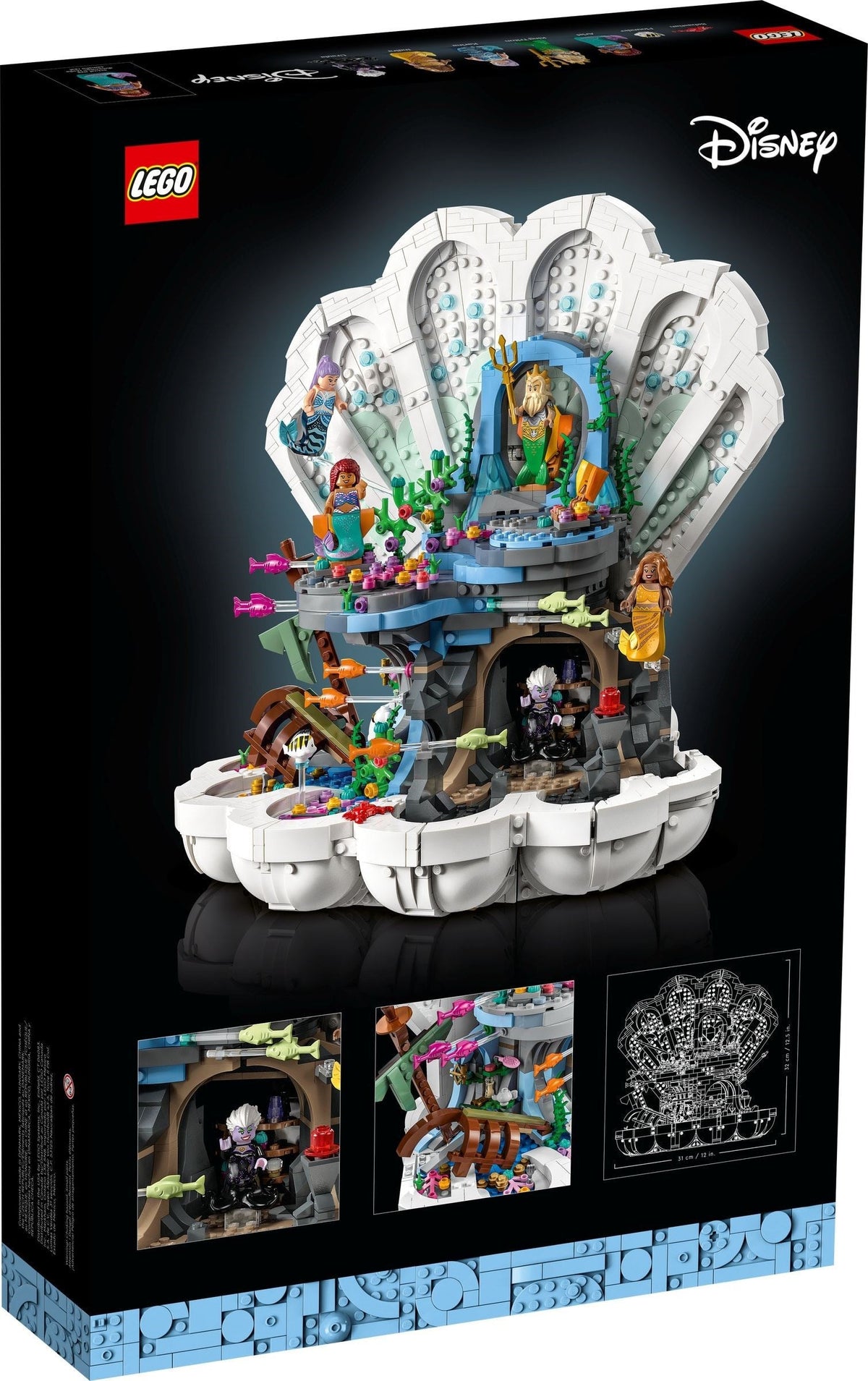 43225 The Little Mermaid Royal Clamshell (C) product image 3, provided for visual reference and product detail review