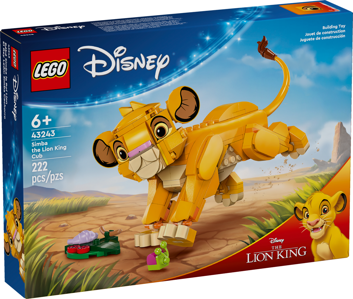 43243 Simba the Lion King Cub product image 1, provided for visual reference and product detail review