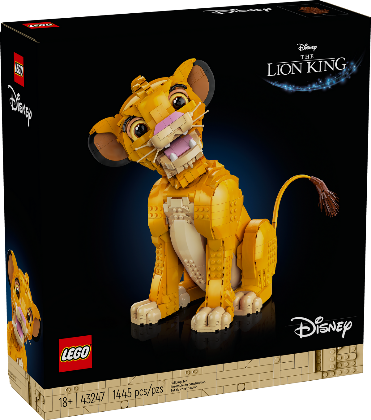 43247 Young Simba the Lion King product image 1, provided for visual reference and product detail review