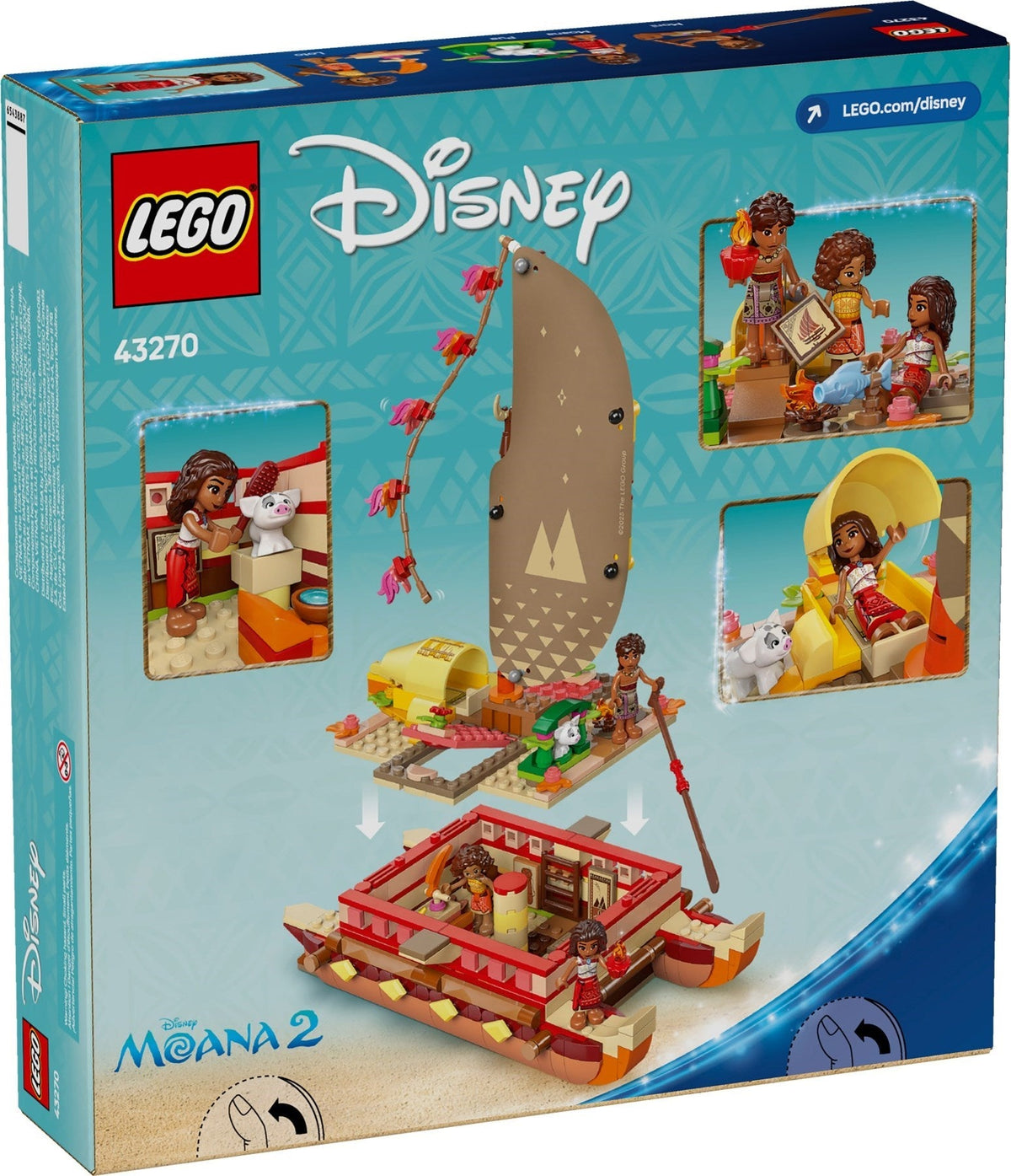 43270 Moana's Adventure Canoe product image 3, provided for visual reference and product detail review