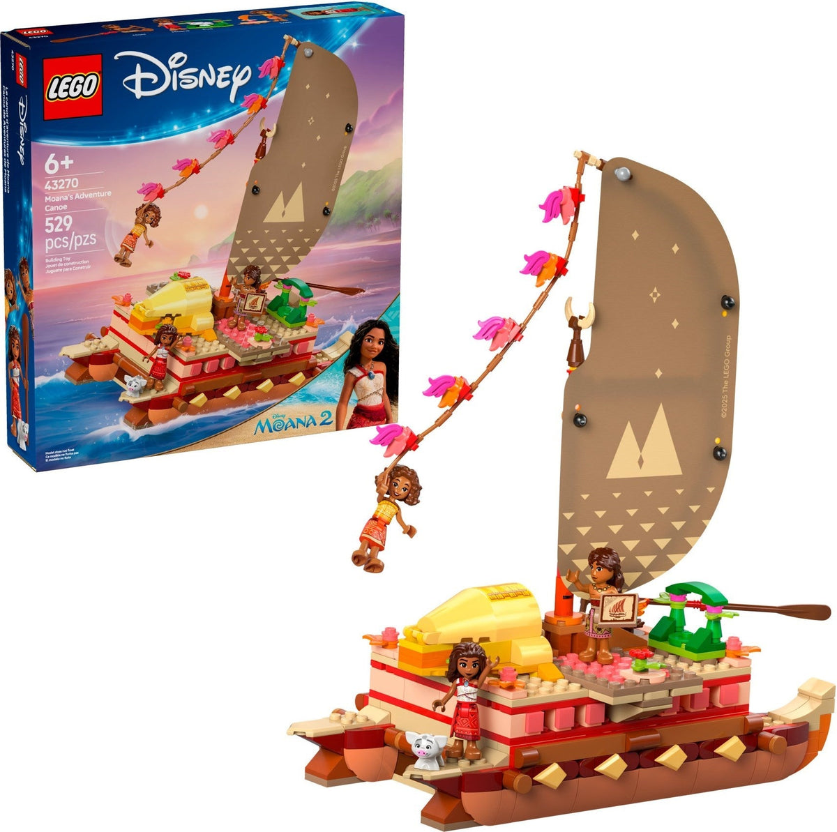 43270 Moana's Adventure Canoe product image 1, provided for visual reference and product detail review