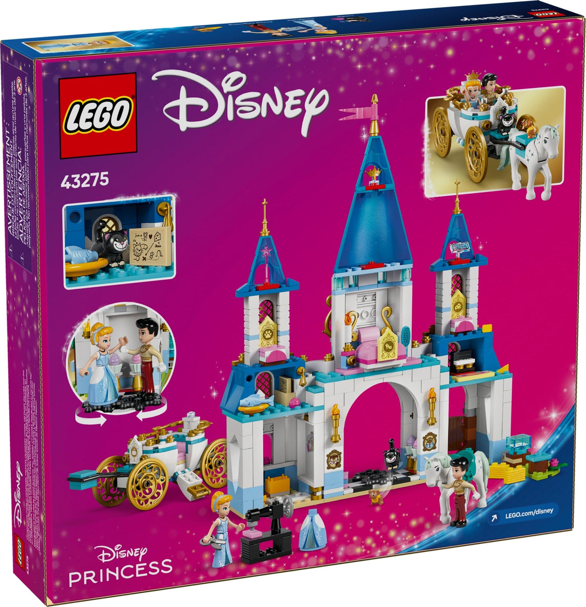 43275 Cinderella's Castle & Horse Carriage product image 3, provided for visual reference and product detail review