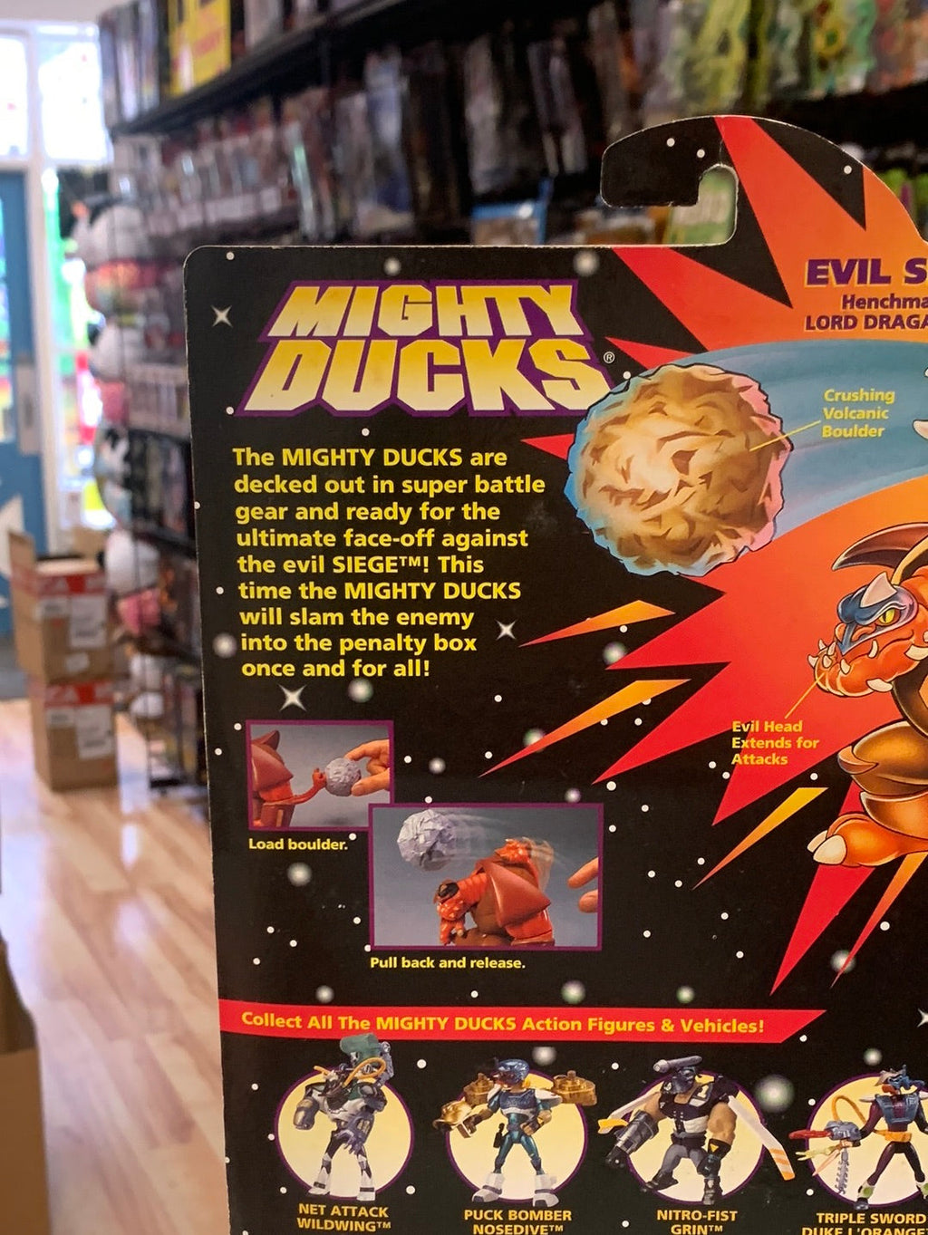 Evil Siege 0516 (Vintage Mighty Ducks, Mattel) product image 12, provided for visual reference and product detail review
