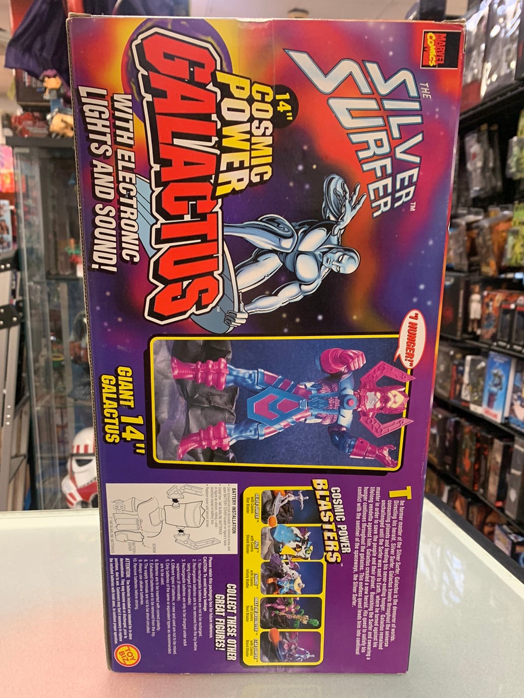 Cosmic power Galactus (Marvel Silver Surfer, ToyBiz) Sealed product image 4, provided for visual reference and product