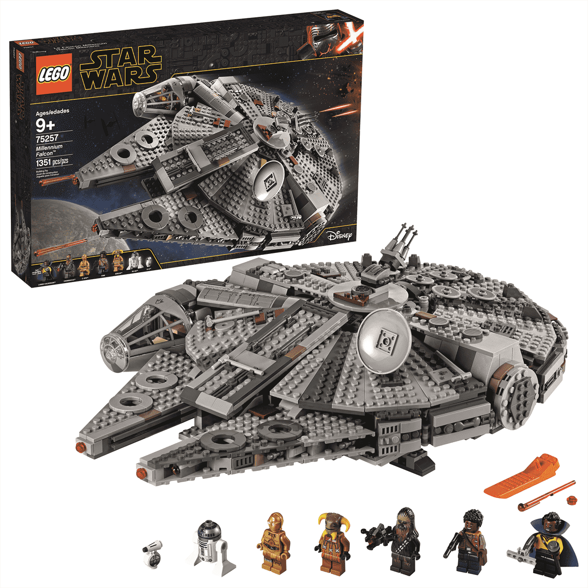 75257 Millennium Falcon product image 3, provided for visual reference and product detail review
