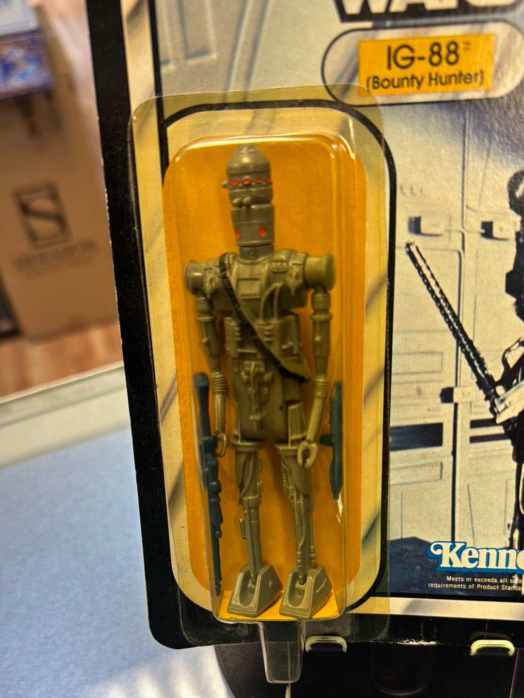IG-88 Bounty Hunter ESB 31A 1713 (Vintage Star Wars, Kenner) SEALED product image 6, provided for visual reference and