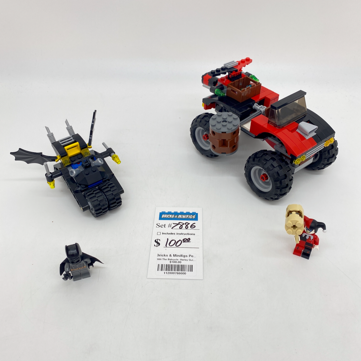 7886 The Batcycle: Harley Quinn's Hammer Truck (U) product image 1, provided for visual reference and product detail review