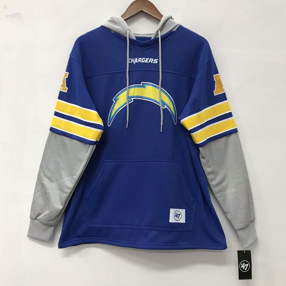 Los Angeles Chargers Official NFL 47 brand hoodie